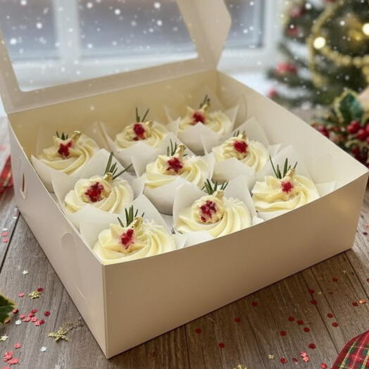 Новогодние капкейки