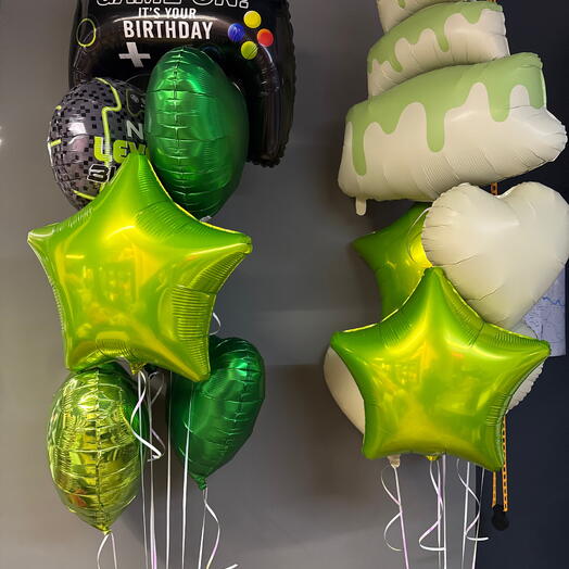 Gamer s Birthday — 12 Helium Balloons