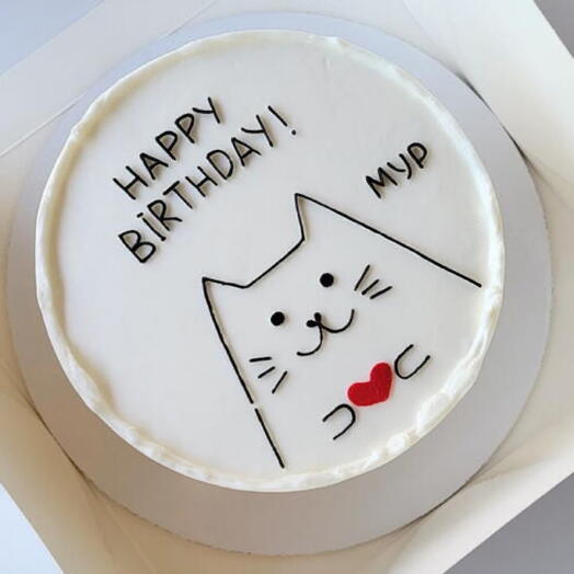 Мега бенто happy birthday с котиком парню | девушке на день рождения