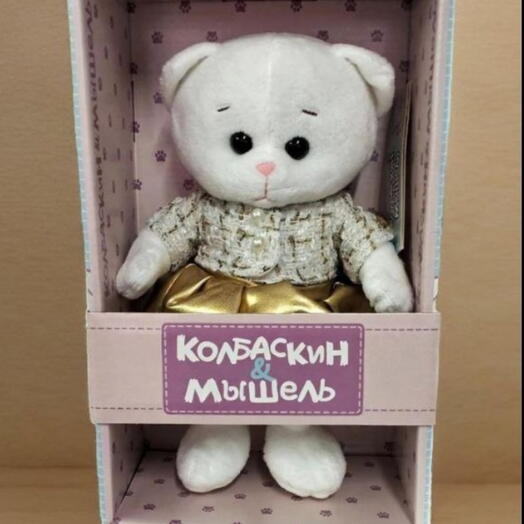 Игрушка мягкая кошечка