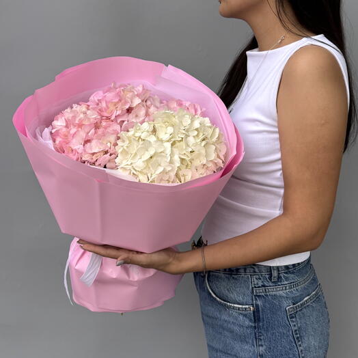 Монобукет гортензий мини