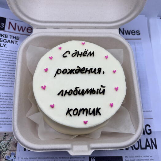 Бенто торт «котик»