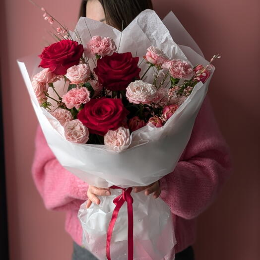 Букет авторский с розами