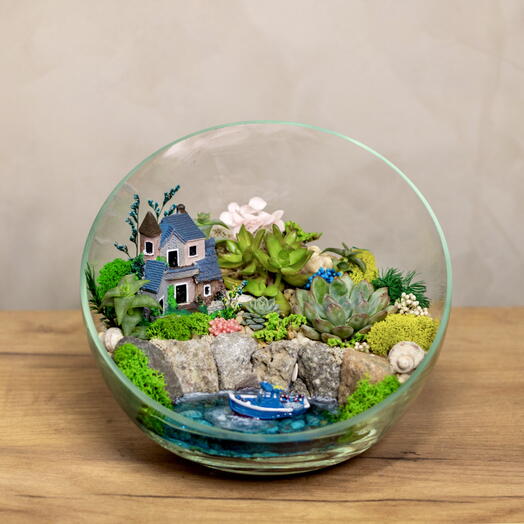 Флорариум. Домик у моря