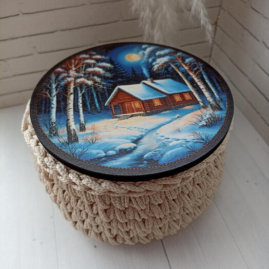 Корзина "Дом в лесу"