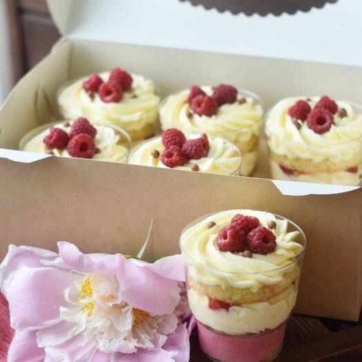 Трайфлы "Вишневый пломбир" 6шт