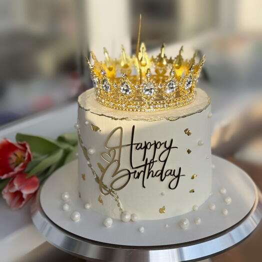 Торт с короной👑