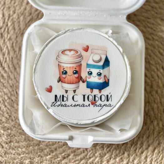 Бенто торт для парня или девушки «Мы с тобой идеальная пара»