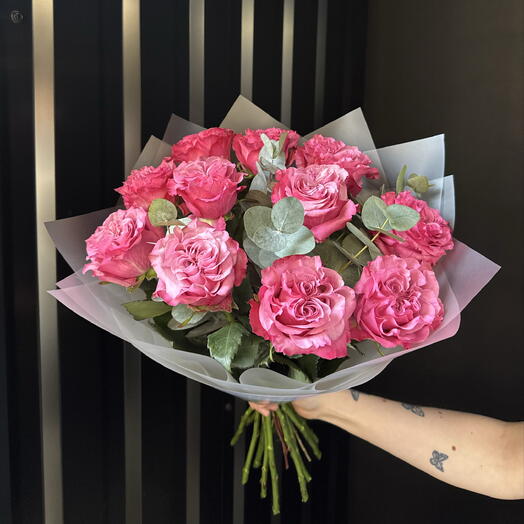 Букет с пионовидными розами💕