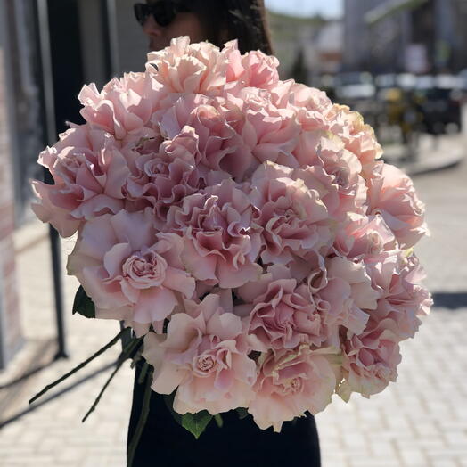 🌸🌸🌸Моно букет из роз сорта Pink mondial