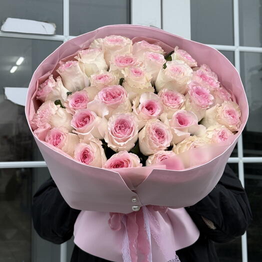Моно букет из одноголовой розы Мандала🌸