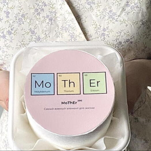 Бенто торт маме «MoThEr - самый важный элемент для жизни»