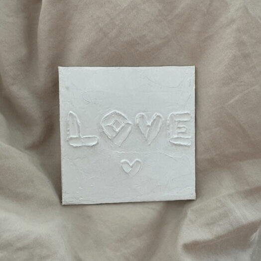Мини картина love