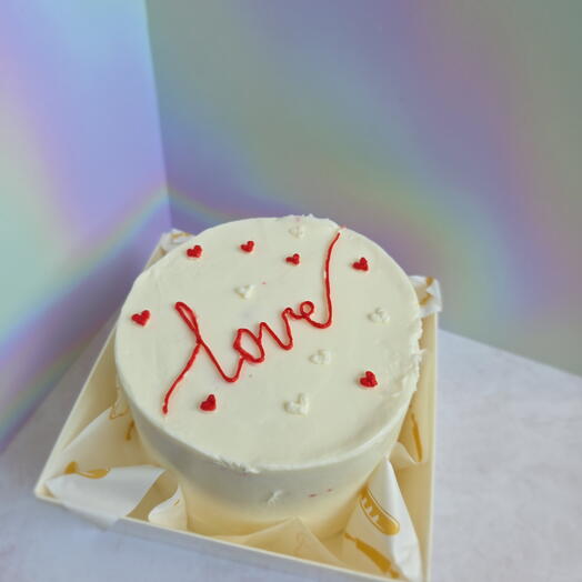 Бенто торт "Love" вкусный подарок на день рождения и другой праздник