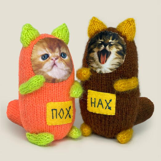 Игрушки авторские  котята весельчаки:)