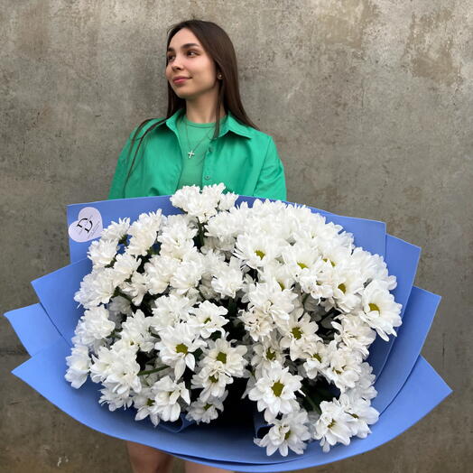 Букет из хризантемы