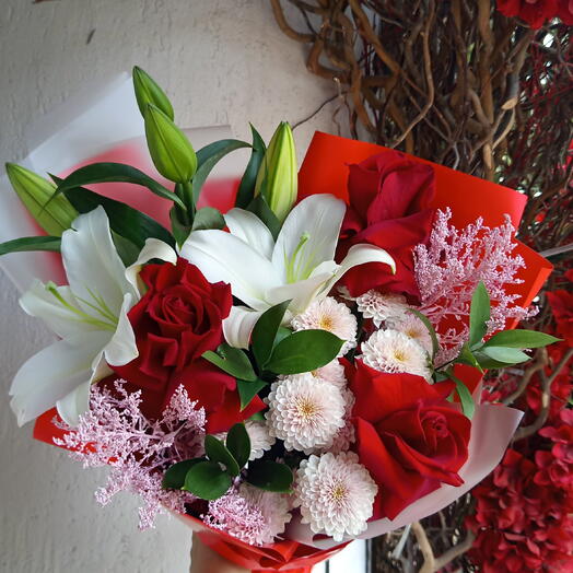 Букет Изысканный красный🌹♥️