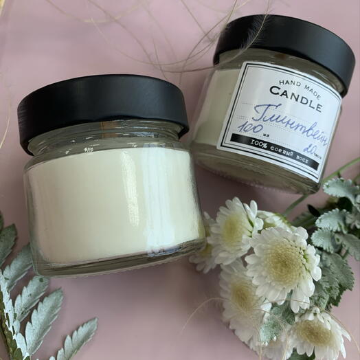Свеча ручной работы «Глинтвейн»100 ml