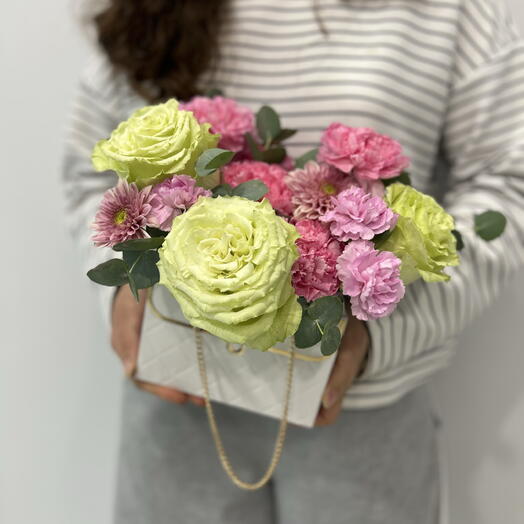 Яркая композиция в сумочке на линейку 🌸🍀