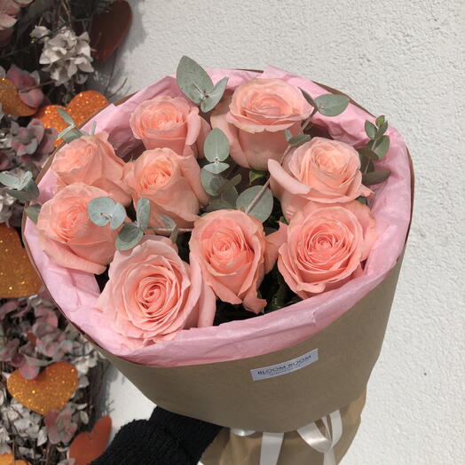 🔝🌸Стильный букет из роз Bloom room