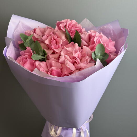 Букет -комплимент из романтичных французских роз 💗💗💗