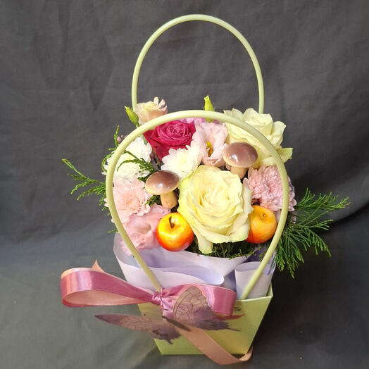 Осенняя сумочка цветов 💐