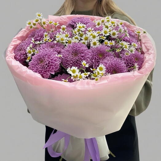 Букет с Хризантемой