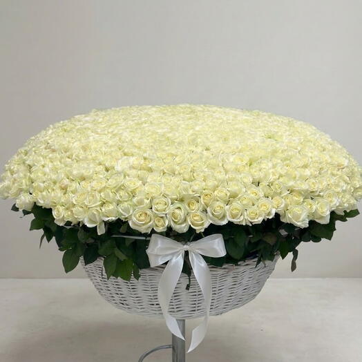 Корзина с цветами 1001 Роза