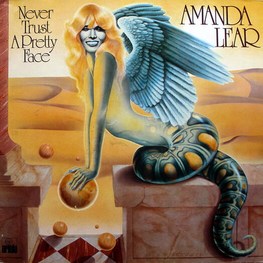 Винтажная пластинка Amanda Lear / Аманда Лир — Never Trust A Pretty Face, VG+