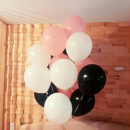 Bouquet of balloons 15 pcs Delicate style