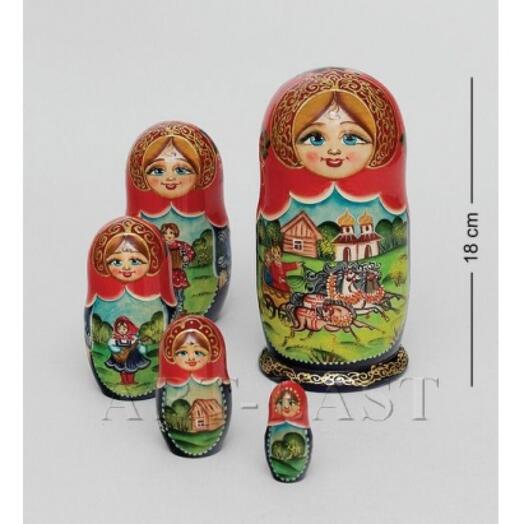 Матрешка 5м "Тройка-лето", Декор в Москве, купить по цене 5938 руб ...