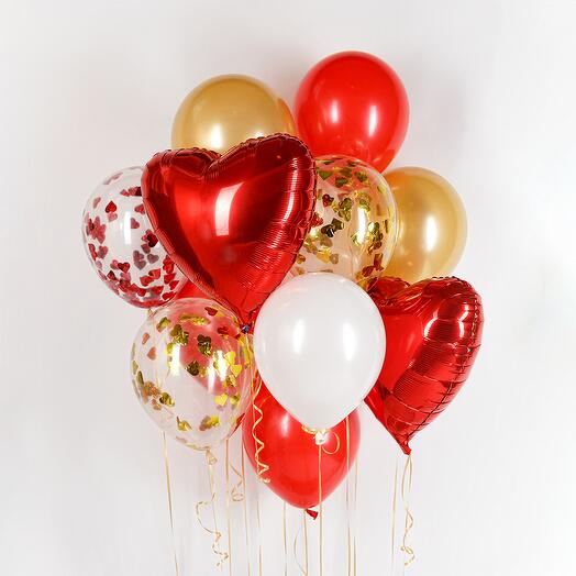 Букет шариков От всего сердца