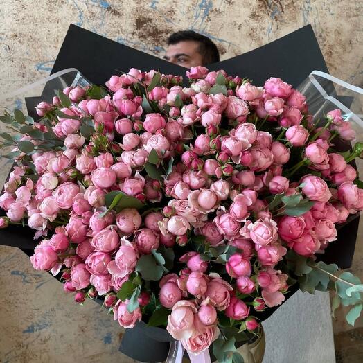BOUQUET GIANT PINK SILVA