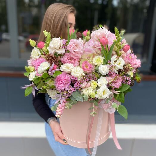 Цветы в коробке