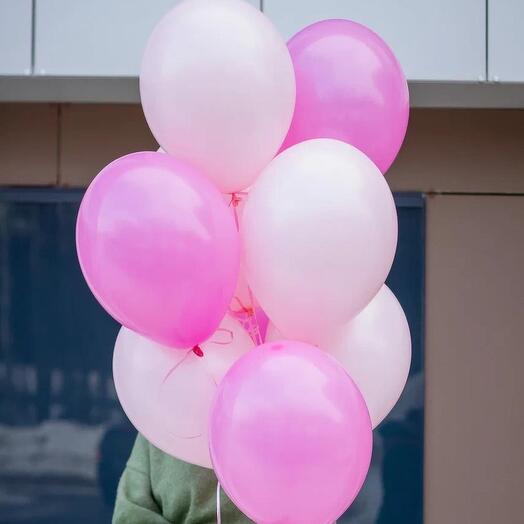 9 pink Balls