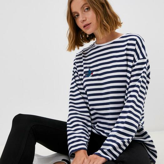 Тельняшка Oversize Ласточка
