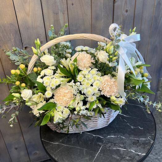 Cesta de flores