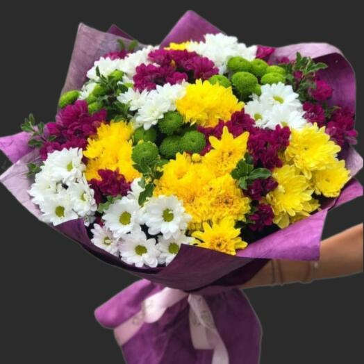 Mix chrysanthemum bouquet