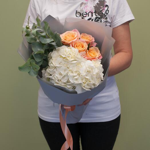 Bouquet of flowers Cotton candy