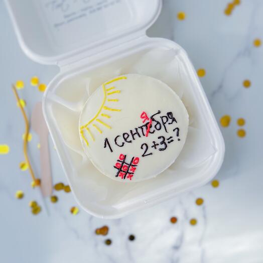 Бенто торт на 1 сентября солнышко