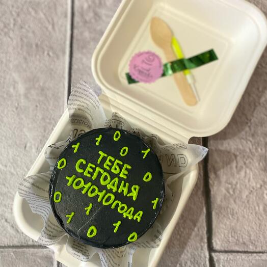 Бенто торт в двоичной системе💚