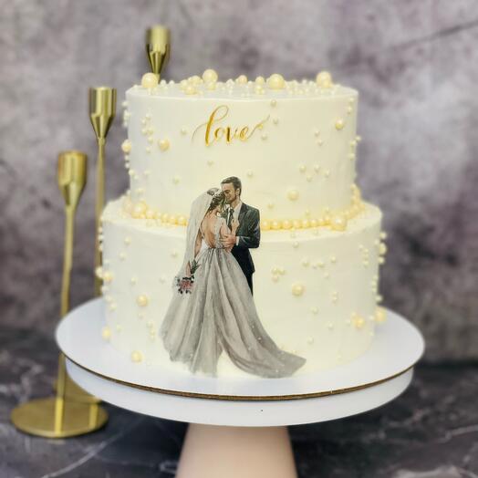 Love Wedding Cake