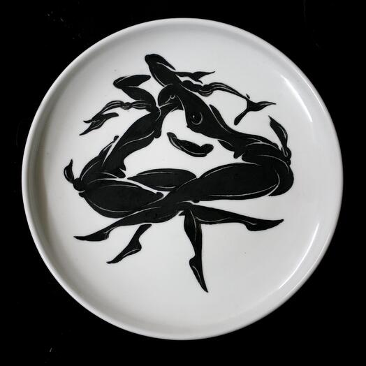 Терпсихоры / авторская работа / декоративное панно, тарелка поднос