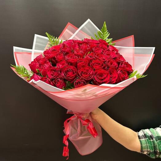 Ramo de 51 rosas 45 cm