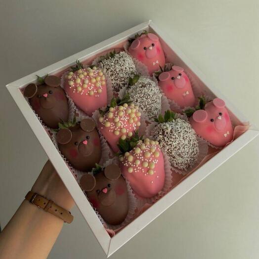 Клубника в шоколаде 12 шт