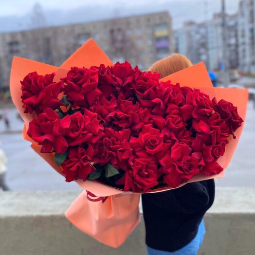 Шикарный Букет Французских Роз