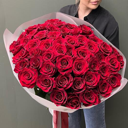 Букет из 51 розы🌹