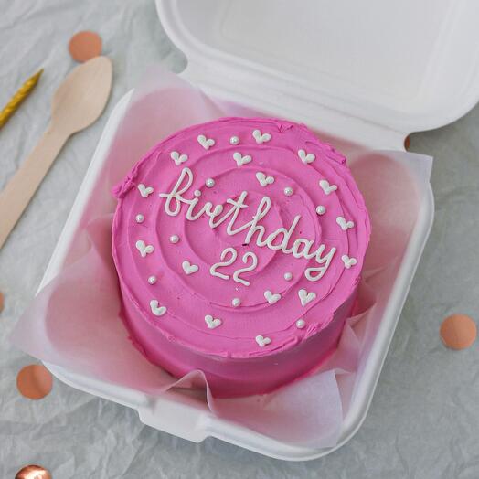 Бенто-торт Happy Birthday