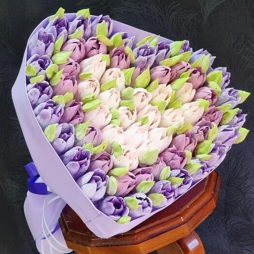 Букет из зефира Fiolet