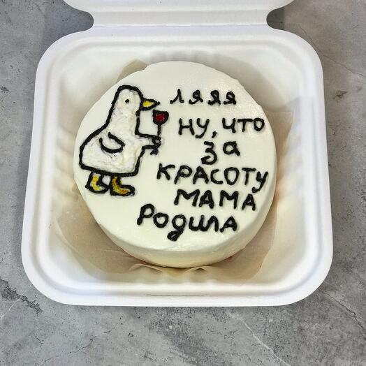 Бенто торт карамелька